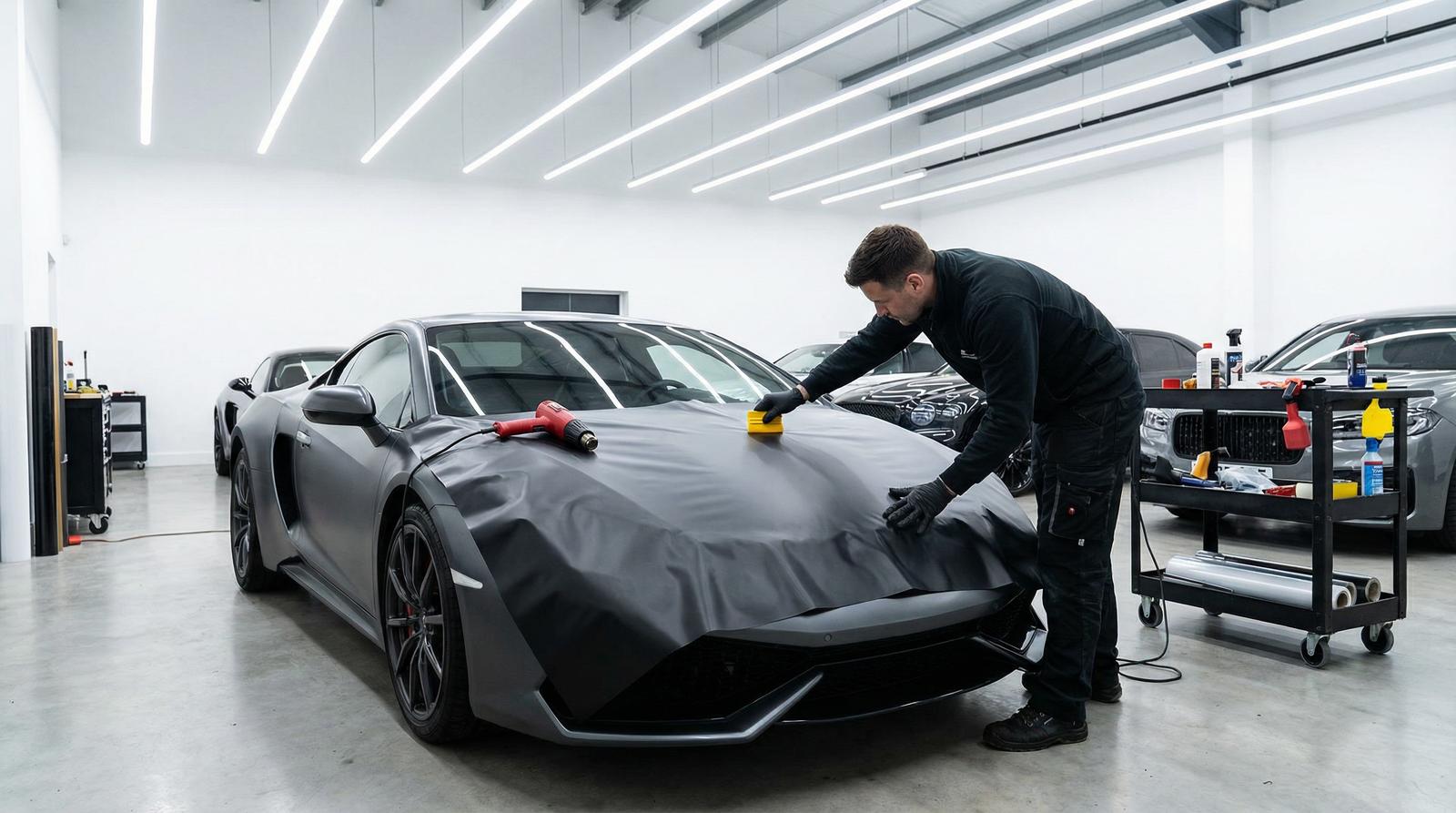 反差车身贴膜改装视频